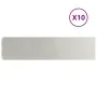 Bordes para césped 10 uds 25x103 cm acero inoxidable by , Garden edging and edging - Ref: Foro24-860170, Price: 127,88 €, Dis...