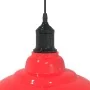 Lámpara colgante regulable en altura E27 rojo brillante Ø 31cm von , Lampen - Ref: Foro24-4103441, Preis: 31,82 €, Rabatt: %