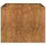Jardinera oxidada 100x100x80 cm acero corten de , Maceteros y jardineras - Ref: Foro24-860828, Precio: 154,52 €, Descuento: %