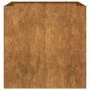 Jardinera oxidada 80x80x80 cm acero corten de , Maceteros y jardineras - Ref: Foro24-860786, Precio: 123,49 €, Descuento: %