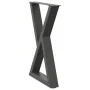 Patas de mesa de comedor 2 uds acero antracita 50x(72-73,3) cm de , Patas para mesas - Ref: Foro24-4012718, Precio: 99,39 €, ...