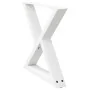 Patas para mesa de centro 2 uds acero blanco 50x(42-43,3) cm de , Patas para mesas - Ref: Foro24-4012705, Precio: 74,55 €, De...