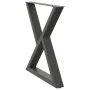 Patas para mesa de comedor 2 uds antracita acero 80x(72-73,3)cm de , Patas para mesas - Ref: Foro24-4012730, Precio: 120,13 €...