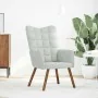 Silla de relajación de terciopelo gris claro de , Sillones - Ref: Foro24-4016810, Precio: 119,21 €, Descuento: %