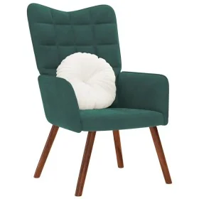 Sillón de relax de terciopelo verde oscuro de , Sillones - Ref: Foro24-4016812, Precio: 114,33 €, Descuento: %