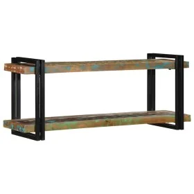Estante de pared multicolor de madera maciza reciclada von , CD- und DVD-Speicher - Ref: Foro24-4017489, Preis: 102,41 €, Rab...