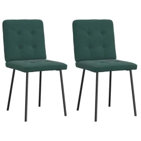 Sillas de comedor 2 unidades terciopelo verde oscuro von , Essstühle - Ref: Foro24-4101059, Preis: 82,05 €, Rabatt: %