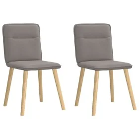 Sillas de comedor 2 unidades tela gris taupé von , Essstühle - Ref: Foro24-4101226, Preis: 104,31 €, Rabatt: %