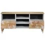Mueble de TV madera maciza de mango 100x33,5x46 cm von , CD- und DVD-Speicher - Ref: Foro24-4018682, Preis: 84,05 €, Rabatt: %