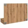 Mueble con espejo y LED roble artesanal 90x31,5x62 cm de , Tocadores de baño - Ref: Foro24-857006, Precio: 79,01 €, Descuento: %