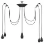 Lámpara colgante con 6 portalámparas E27 metal negro de , Lámparas - Ref: Foro24-4103455, Precio: 42,98 €, Descuento: %