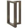 Patas mesa comedor forma T 2uds acero natural 50x35x(72-73)cm de , Patas para mesas - Ref: Foro24-4013051, Precio: 126,93 €, ...