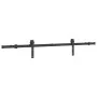 Kit de herrajes para puertas correderas acero negro 183 cm by , Door items - Ref: Foro24-4009748, Price: 45,86 €, Discount: %