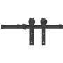 Kit de herrajes para puertas correderas acero negro 183 cm by , Door items - Ref: Foro24-4009748, Price: 45,86 €, Discount: %