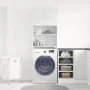 Armario de lavadora madera ingeniería blanco 64x24x190 cm de , Accesorios para lavadoras y secadoras - Ref: Foro24-859127, Pr...