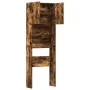 Armario lavadora madera ingeniería roble ahumado 64x24x190 cm de , Accesorios para lavadoras y secadoras - Ref: Foro24-859131...