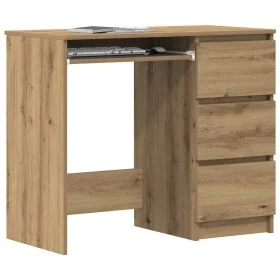 Escritorio de madera de ingeniería roble artisan 90x45x76 cm by , Desks - Ref: Foro24-861143, Price: 106,17 €, Discount: %
