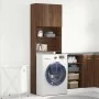 Armario de lavadora madera ingeniería roble marrón 64x24x190 cm de , Accesorios para lavadoras y secadoras - Ref: Foro24-8591...