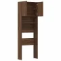 Armario de lavadora madera ingeniería roble marrón 64x24x190 cm de , Accesorios para lavadoras y secadoras - Ref: Foro24-8591...