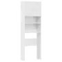 Armario lavadora madera ingeniería blanco brillante 64x24x190cm de , Accesorios para lavadoras y secadoras - Ref: Foro24-8611...
