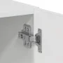 Armario lavadora madera ingeniería blanco brillante 64x24x190cm de , Accesorios para lavadoras y secadoras - Ref: Foro24-8611...