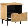 Mesitas de noche 2 uds madera maciza de mango marrón 40x33x46cm de , Mesitas de noche - Ref: Foro24-4017727, Precio: 109,84 €...