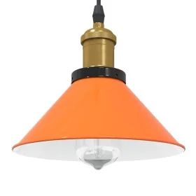 Lámpara colgante regulable altura E27 naranja brillante Ø 22cm de , Lámparas - Ref: Foro24-4103448, Precio: 29,10 €, Descuent...