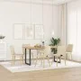 Sillas de comedor 6 unidades tela color crema de , Sillas de comedor - Ref: Foro24-3315445, Precio: 288,54 €, Descuento: %