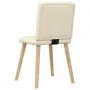 Sillas de comedor 6 unidades tela color crema de , Sillas de comedor - Ref: Foro24-3315445, Precio: 288,54 €, Descuento: %