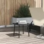 Mesa centro jardín rectangular negra 40x40x37cm ratán sintético de , Mesas de jardín - Ref: Foro24-4104045, Precio: 28,46 €, ...