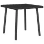 Mesa centro jardín rectangular negra 40x40x37cm ratán sintético de , Mesas de jardín - Ref: Foro24-4104045, Precio: 28,46 €, ...