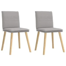 Sillas de comedor 2 uds tela gris nube von , Essstühle - Ref: Foro24-4101264, Preis: 109,08 €, Rabatt: %