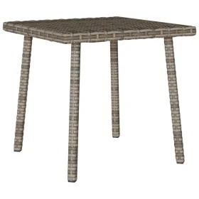 Mesa centro jardín rectangular gris 40x40x37cm ratán sintético by , Garden tables - Ref: Foro24-4104047, Price: 27,42 €, Disc...