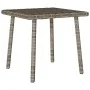 Mesa centro jardín rectangular gris 40x40x37cm ratán sintético de , Mesas de jardín - Ref: Foro24-4104047, Precio: 27,42 €, D...