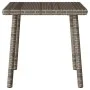 Mesa centro jardín rectangular gris 40x40x37cm ratán sintético de , Mesas de jardín - Ref: Foro24-4104047, Precio: 27,42 €, D...