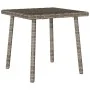 Mesa centro jardín rectangular gris 40x40x37cm ratán sintético de , Mesas de jardín - Ref: Foro24-4104047, Precio: 27,42 €, D...