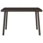 Mesa centro jardín rectangular marrón 60x40x37 cm de , Mesas de jardín - Ref: Foro24-4104051, Precio: 32,32 €, Descuento: %