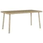 Mesa centro jardín rectangular beige 80x40x37cm ratán sintético de , Mesas de jardín - Ref: Foro24-4104058, Precio: 38,43 €, ...