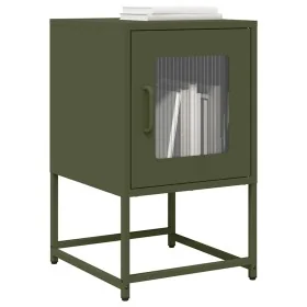 Mesita de noche de acero laminado verde oliva 36x39x60,5 cm von , Nachttische - Ref: Foro24-853330, Preis: 51,99 €, Rabatt: %