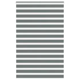 Estor cebra gris oscuro tejido ancho 145,9 cm poliéster de , Persianas y estores - Ref: Foro24-4014167, Precio: 38,21 €, Desc...