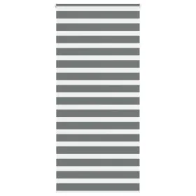 Estor cebra gris oscuro tejido ancho 105,9 cm poliéster de , Persianas y estores - Ref: Foro24-4014159, Precio: 32,02 €, Desc...