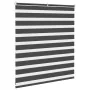 Estor cebra negro 125x100 cm tejido ancho 120,9 cm poliéster de , Persianas y estores - Ref: Foro24-4014214, Precio: 22,76 €,...