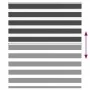 Estor cebra negro 125x100 cm tejido ancho 120,9 cm poliéster de , Persianas y estores - Ref: Foro24-4014214, Precio: 22,76 €,...