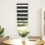 Estor cebra negro 55x100 cm tejido ancho 50,9 cm poliéster de , Persianas y estores - Ref: Foro24-4014200, Precio: 17,58 €, D...