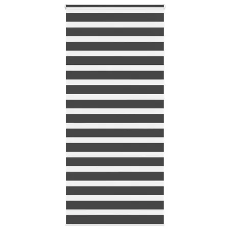 Estor cebra negro 110x230 cm tejido ancho 105,9 cm poliéster de , Persianas y estores - Ref: Foro24-4014289, Precio: 24,94 €,...