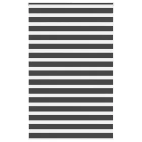 Estor cebra negro 145x230 cm tejido ancho 140,9 cm poliéster de , Persianas y estores - Ref: Foro24-4014296, Precio: 36,35 €,...