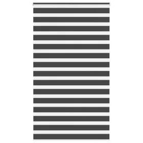 Estor cebra negro 135x230 cm tejido ancho 130,9 cm poliéster de , Persianas y estores - Ref: Foro24-4014294, Precio: 28,58 €,...