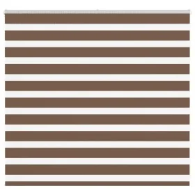 Estor cebra marrón 155x100 cm tejido ancho 150,9 cm poliéster de , Persianas y estores - Ref: Foro24-4014324, Precio: 30,90 €...