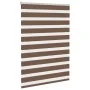 Estor cebra marrón 100x100 cm tejido ancho 95,9 cm poliéster de , Persianas y estores - Ref: Foro24-4014313, Precio: 23,12 €,...