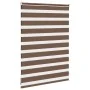 Estor cebra marrón 100x100 cm tejido ancho 95,9 cm poliéster de , Persianas y estores - Ref: Foro24-4014313, Precio: 23,12 €,...